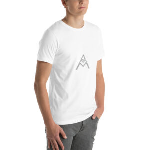 Mountain Massif Men's Icon - white with grey logo